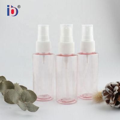 Kaixin Transparent Pink Cosmetic Plastic Bottle