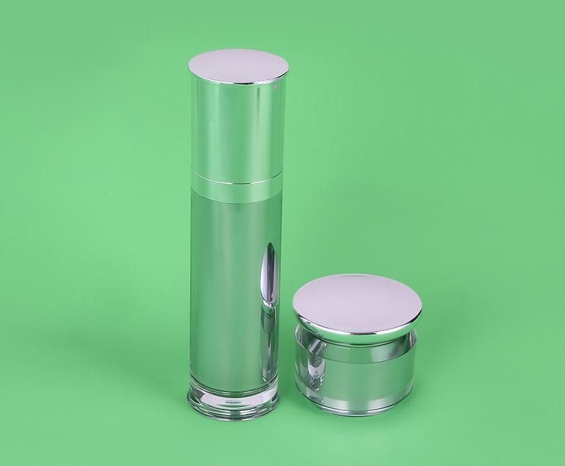20g 30g 40g 50g 30ml 50ml 80ml 120ml Elegant Empty Acrylic Jar Cosmetic Bottle Set for Skin Care