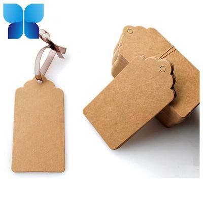 High Quality Recycled Brown Kraft Paper Hang Tag for Jeans