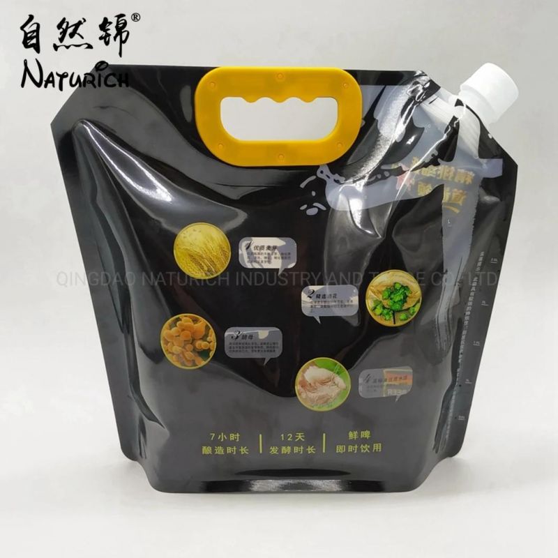 Wholesale Water Spout Bag with Die Cut Handle Factory