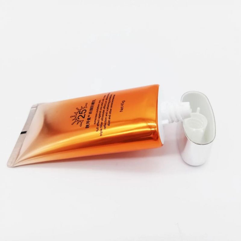 Summer Sunscreen Cream Tube Container Packaging for Sunscreen Cosmetics