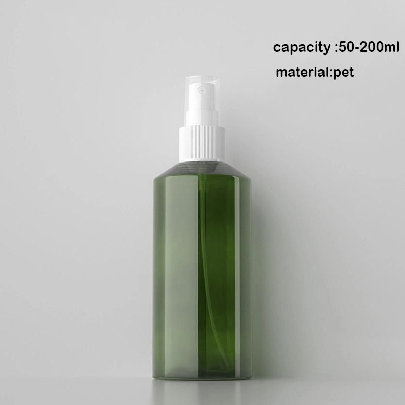 50ml 100ml 150ml 200ml Empty Plastic Spray Pet Airless Lotion Cosmetic Perfume/Shampoo/ Hand Sanitizer / Clear Color Pet Spray Bottle