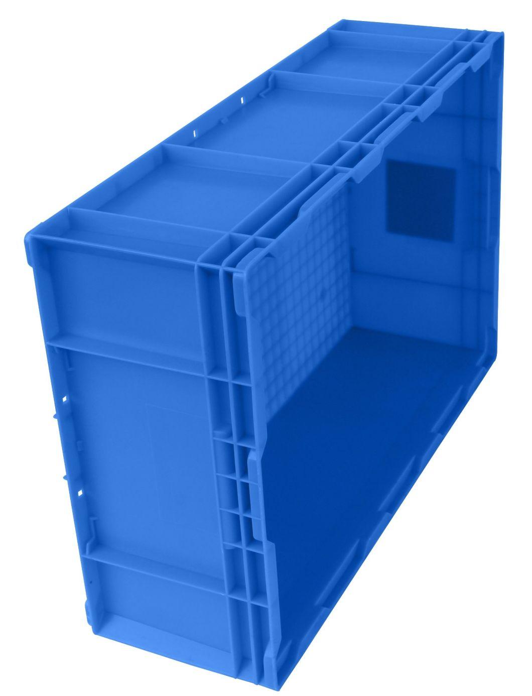 HP6c Plastic Turnover Logistics Container Box HP Standard Auto Parts Logistic Box Durable Opaque Plastic Storage Boxes