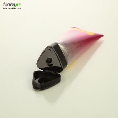 120 Ml Red Triangle Flip to Open Plastic Packaging Tube