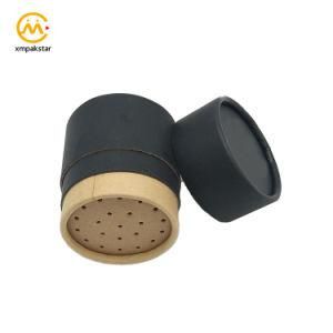 Eco Friendly Cardboard Box Kraft Paper Spice Salt Shaker Tube for Loose Powder Packaging