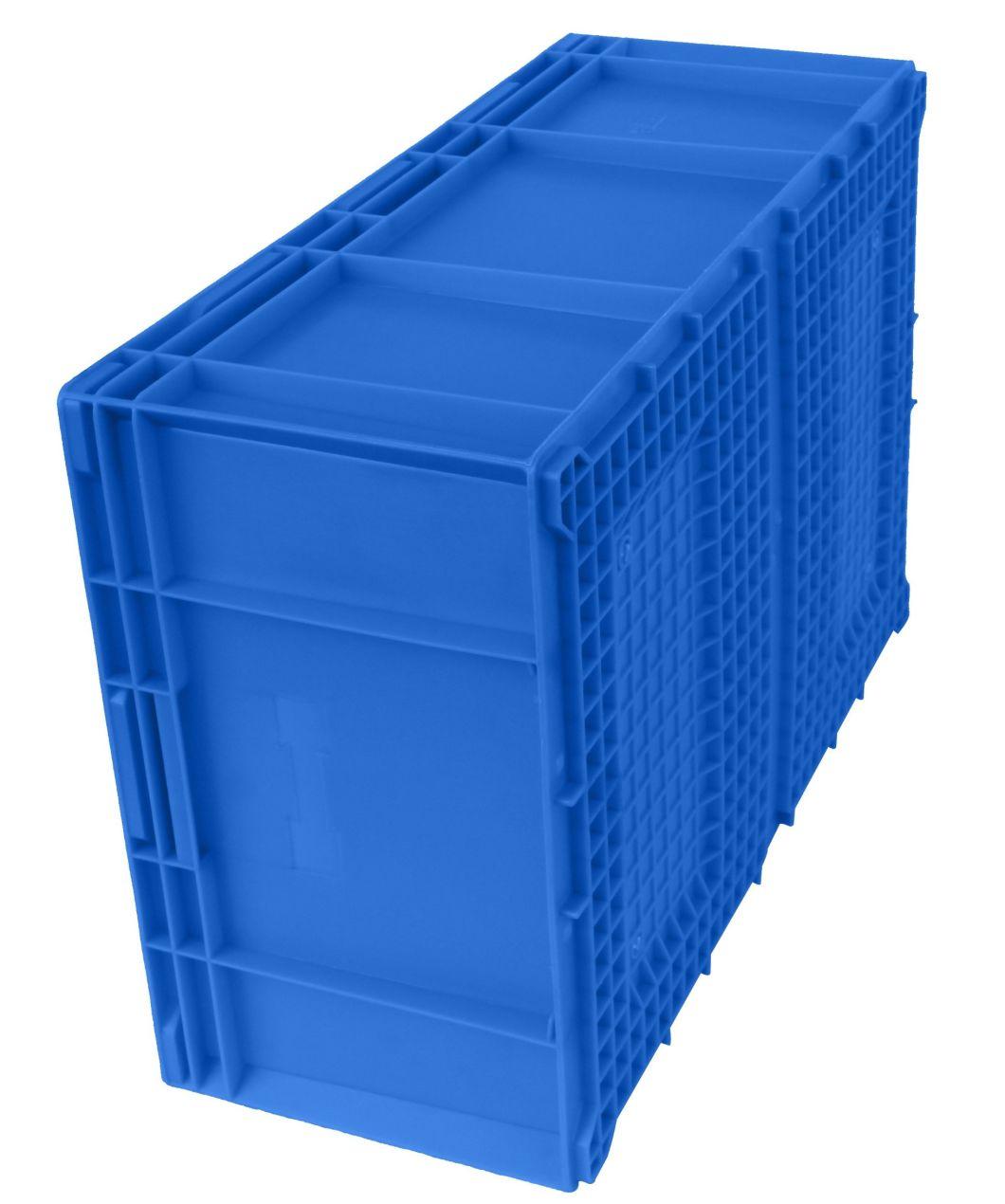 HP6d Plastic Turnover Logistics Container Box HP Standard Auto Parts Logistic Box Durable Opaque Plastic Storage Boxes