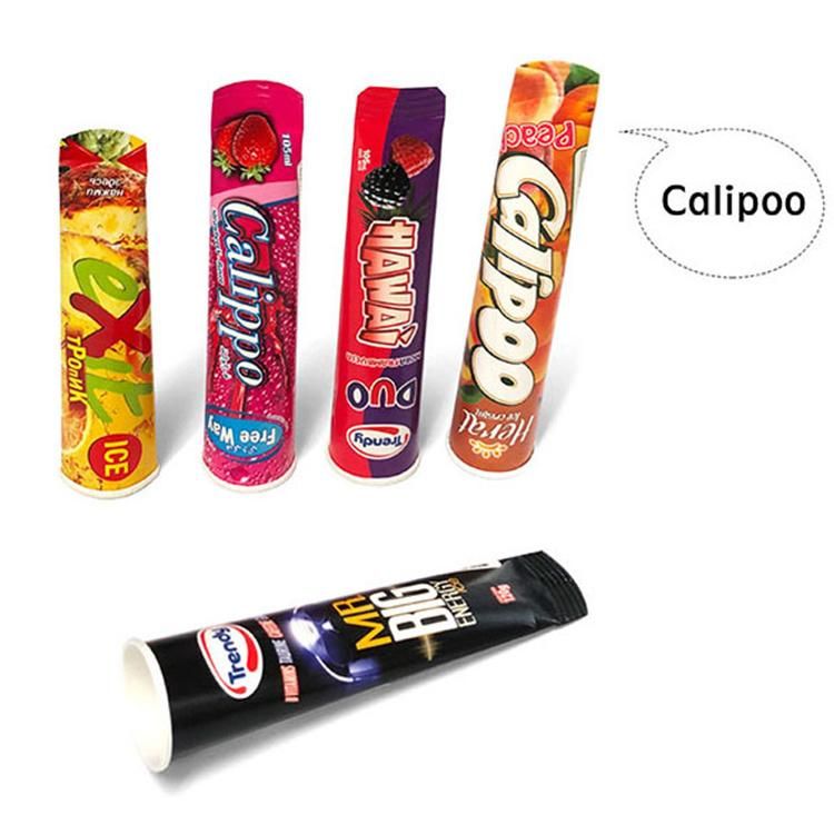 Squeeze Calippo Tube Pipe Wrapper Eco Friendly Ice Lolly Tube