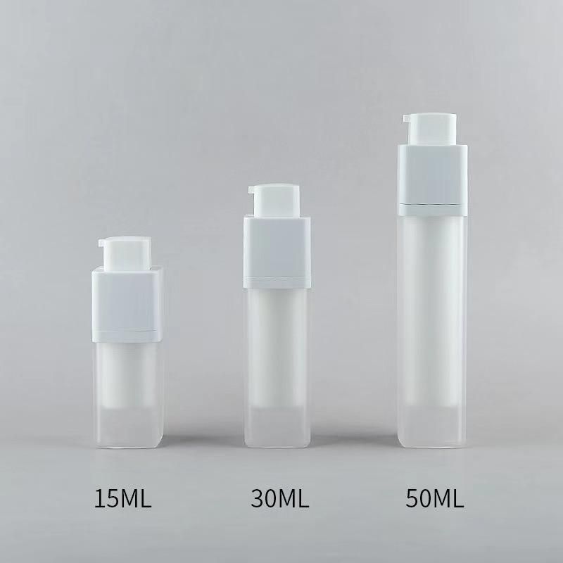 Wholesale Custom Cosmetic Packaging Re Usuable Airless Pump Airless Twist Top Bottle 30ml Pink with Pump Airless for Cosmetics