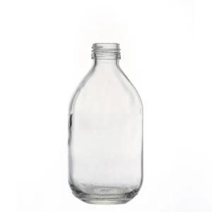 Glass Bottle Manufacturer Drink Packaging Round Glass Flint Empty Beverage Bottle