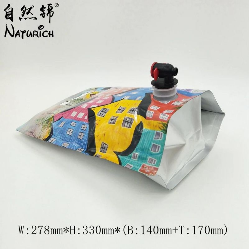 Digital Printing Pet / Nylon / Milky PE Bag/ Juice Bag/Jam Bag/Spout Bag/ Bib Bag Dispenser Pouch