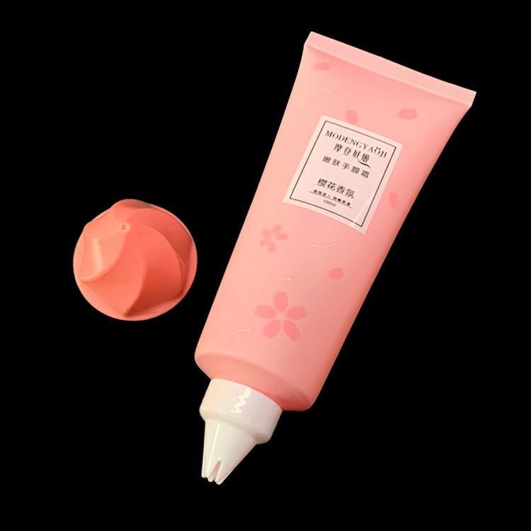 PE Plastic Pink Mini Cosmetic Tubes 100ml with Cap