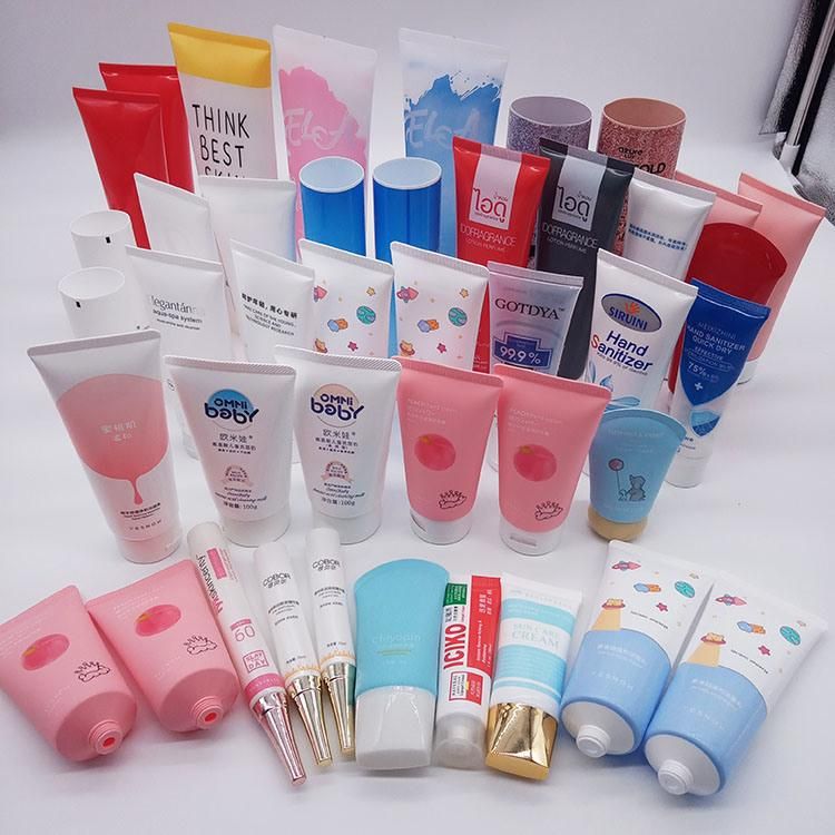 Empty Soft Plastic Tubes Packaging Skin Care Lotion Tube Packaging