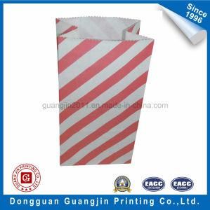 Custom Stripe Printed Small Paper Food Packaging Bag