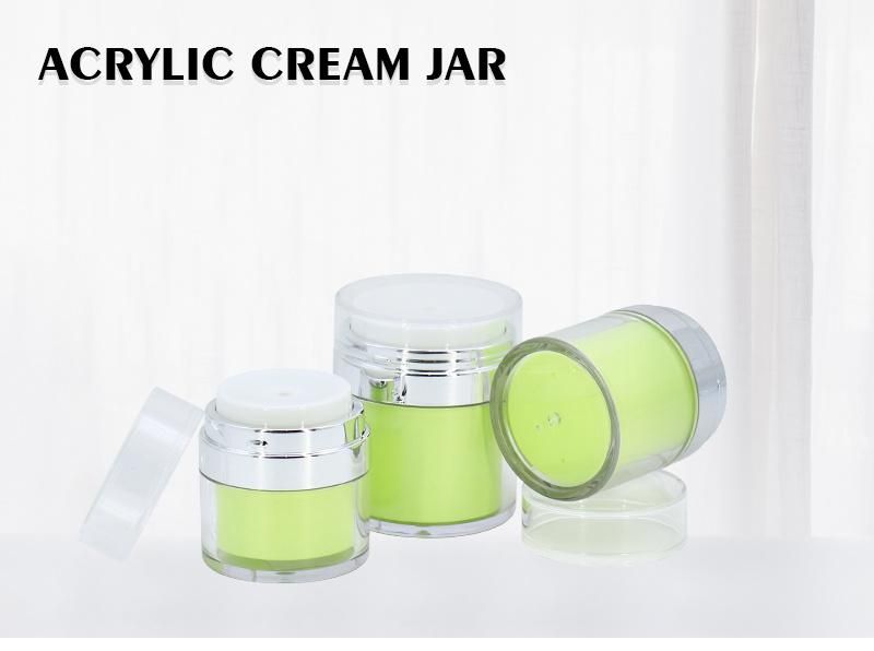 15g 30g New Color Cream Airless Lotion Jar Makeup Press Lotion Containers