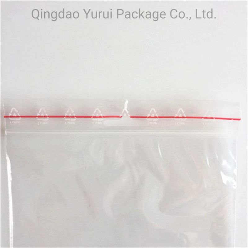 Plastic LDPE Zipper Bag with Recycled Logo