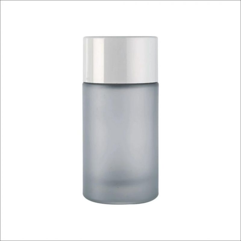 100ml Cylindrical Perfume Bottle Frosted Glass Bottle Can Be Customized by UV Printing