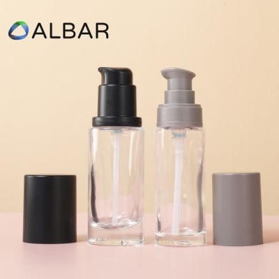 30ml 50ml 100ml Press Pump or Glass Dropper Glass Bottles for Emulsion Lotion