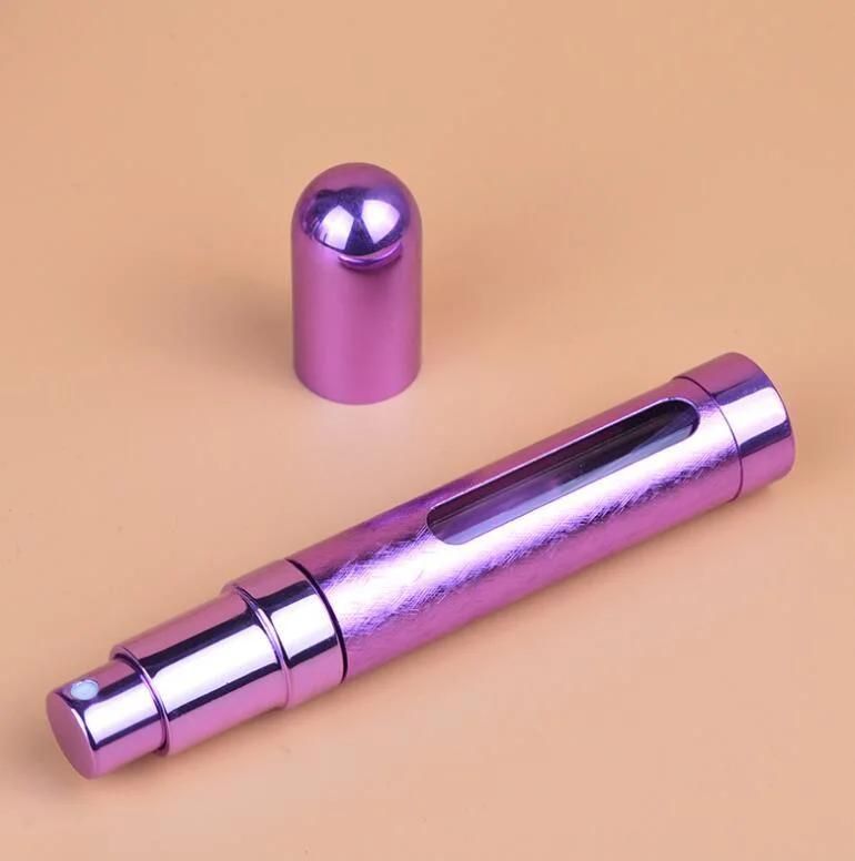 Aluminum Atomizer Perfume Bottle with Inside Glass Bottle