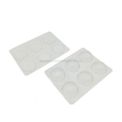 Disposable Plastic Small Chocolate Packing Trays Clear Chocolate Blister Tray