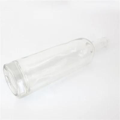 Custom Empty Clear Spirits Brandy Liquor Glass Bottle 700ml