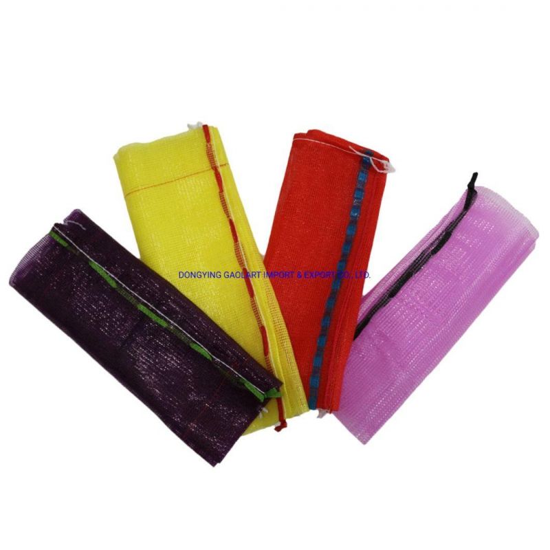 Anti-UV PP Tubular Leno Mesh Bags for Packing Vegetable Fruit