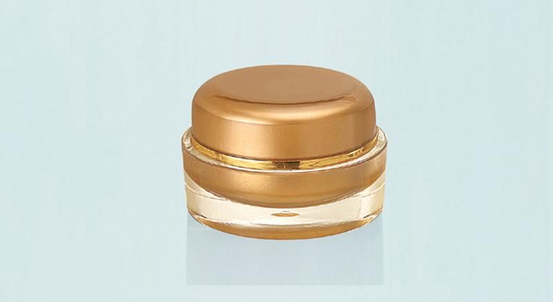 15g Round Shape Cute Plastic Eye Cream Jar for Beauty Produsts