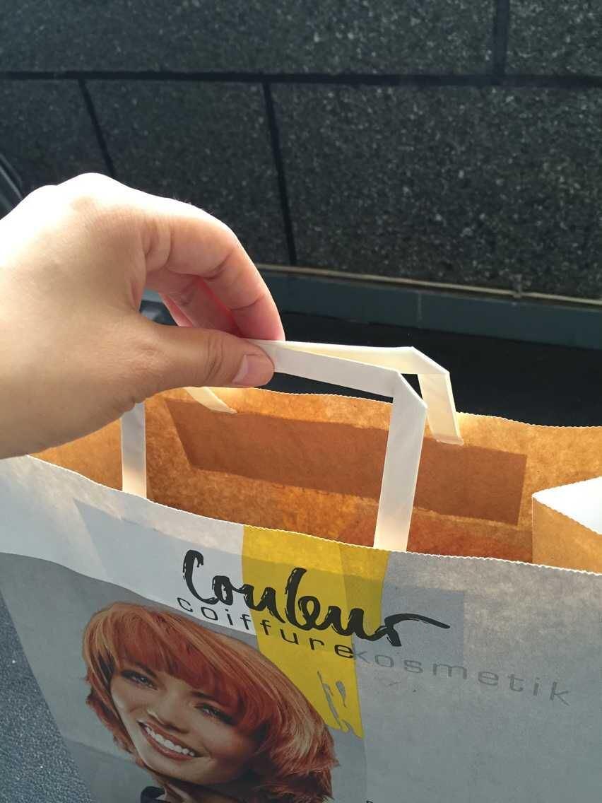 Flexography Printed Kraft Paper Bag with Handle