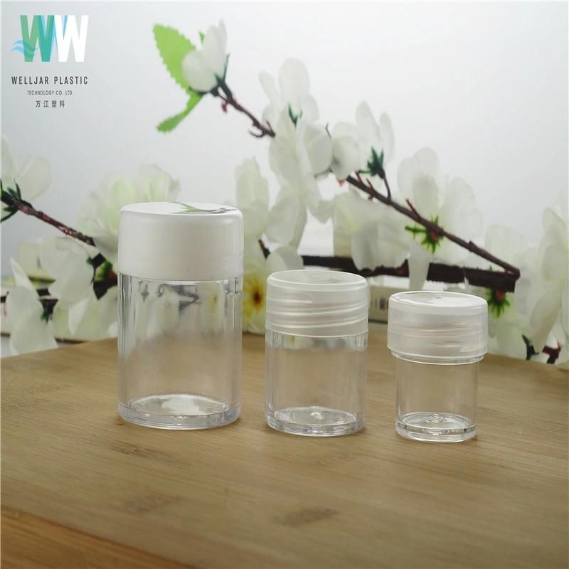 Cosmetic Jar 10g PS Plastic Cream Jar with Cap