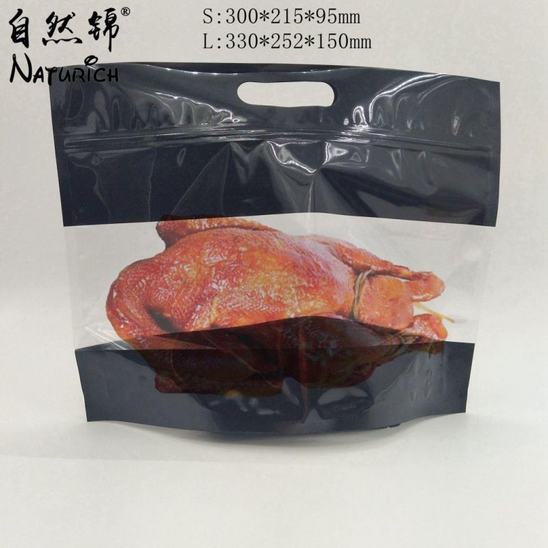 Microwavable Roast Chicken Packaging Bag Stand up Zipper Pouches