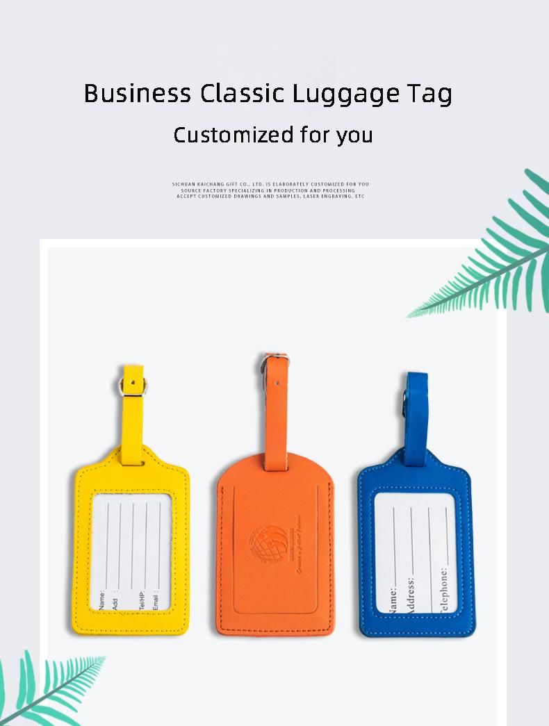 Xieyuan Factory Custom Logo Travel Sublimation Printed PU Metal Golf Bag Tag 3D Rubber Plastic Silicone Soft PVC Baggage ID Name Leather Luggage Tag