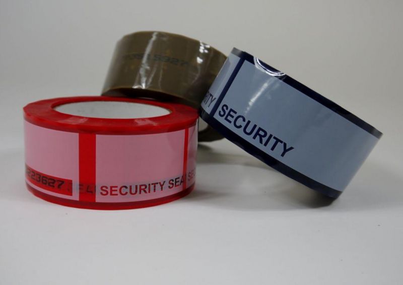 Security Seal Tamper Evident Transfer Void Open Tape with Serial Number