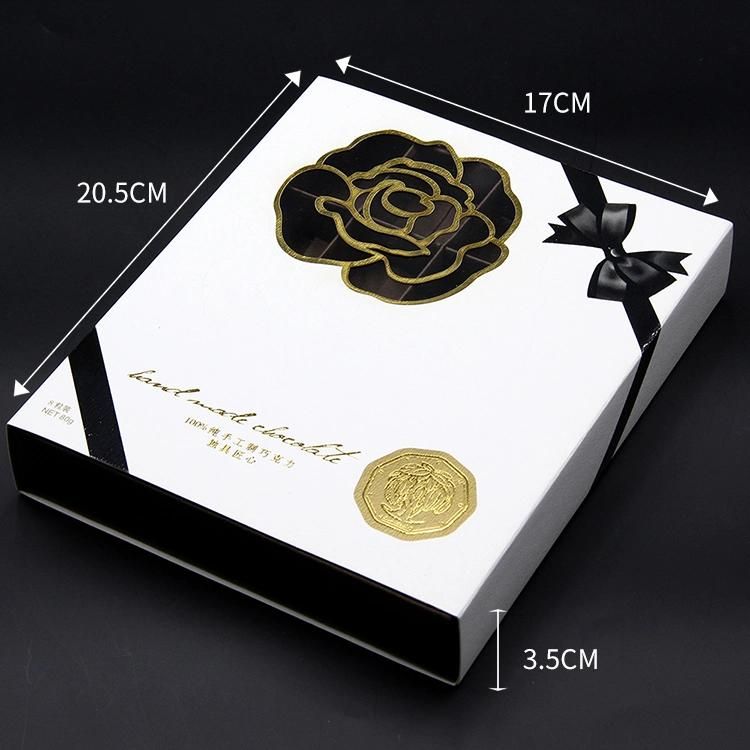 Wholesale Custom Printed Luxury Gift Packaging Cardboard Empty Paper Chocolate Box