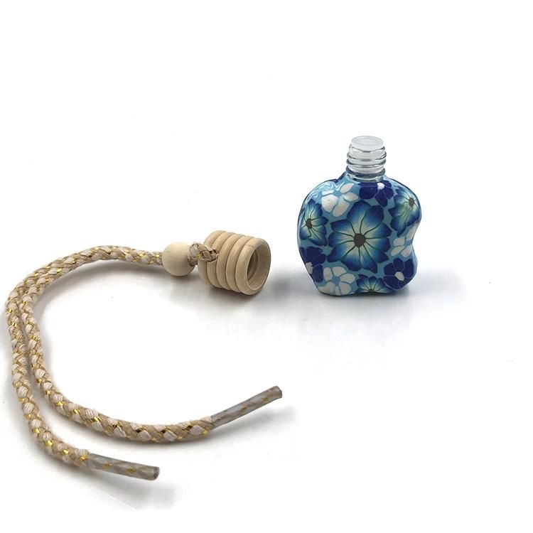 10ml Flower Painted Beautiful Car Perfume Bottle