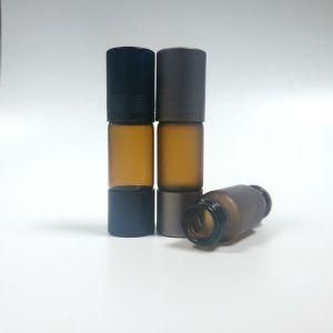 Frosted Clear 10ml Roll on Clear Double Ended Roller Bottle