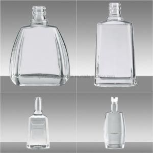 Customized Glass Liquor Bottles for Whisky Rum Vodka