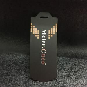 Custom Black Color Printing Card Hang Tag