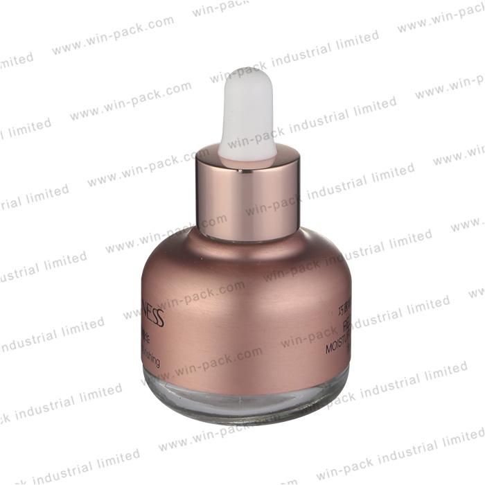 Winpack Lotion Bottle Packaging Good Design Shape Glass Dropper Bottle with Gradient Solid Color Lotion Bottle Design