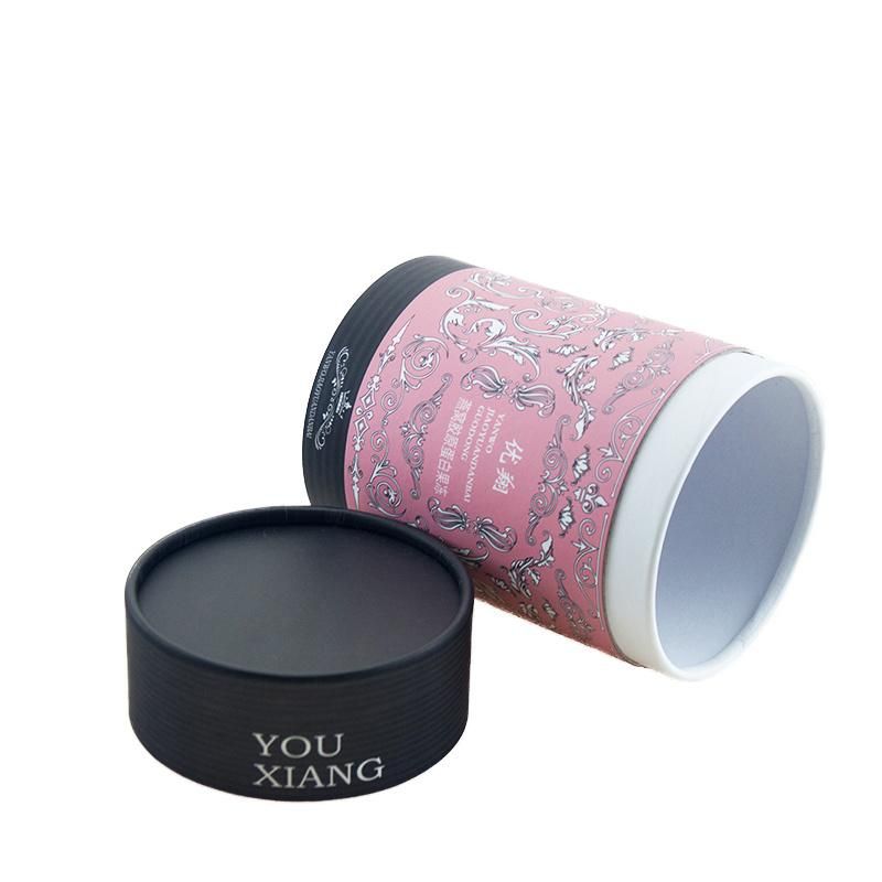 Matt Laminated Custom Design Round Paper Packaging Tube Box