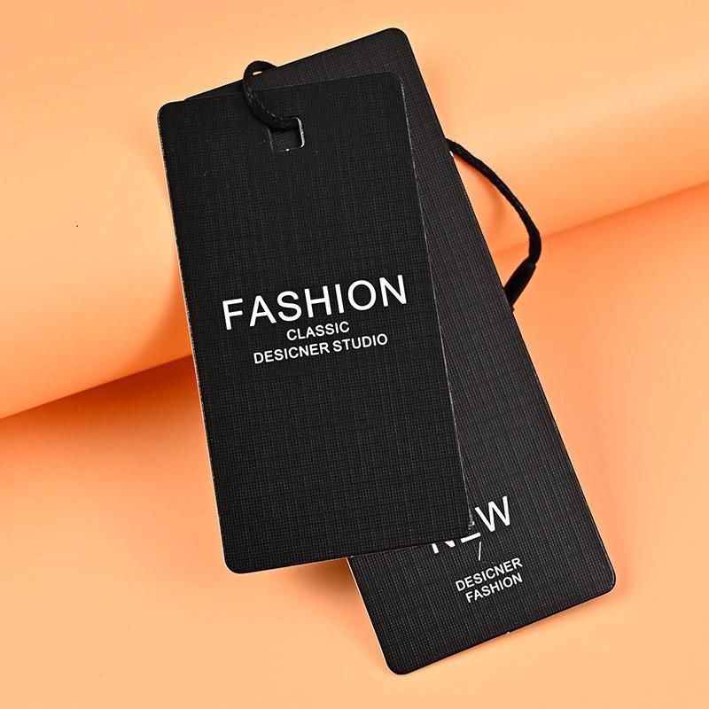 Custom High - Grade Embossed Card Hanging Tag for Women Clothing