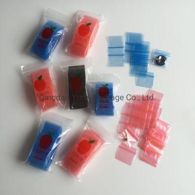 LDPE Factory Wholesale Cheap Apple Small Zip Lock Bags