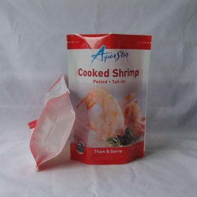 Food Grade 8 Side Sealing Frozen Seafood Plastic Packing Bag