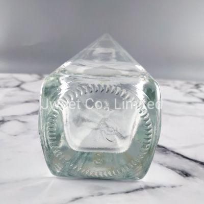 Blank Square 500ml Clear Tequila Liquor Drink Glass Bottles