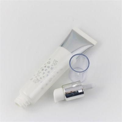 5ml 8ml 10ml 15ml 20ml Empty Clear Cosmetic Squeeze Lip Gloss Tubes Custom Logo Mini Soft Squeeze Plastic Lipgloss Tube with Cap