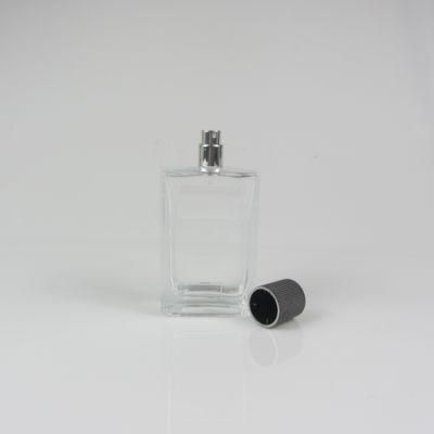 Simple Design Clear Sqaure Shape Parfum Glass Perfume Bottle