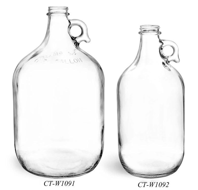 500ml-5000ml Large Glass Bottle for Wine, Juice, Water