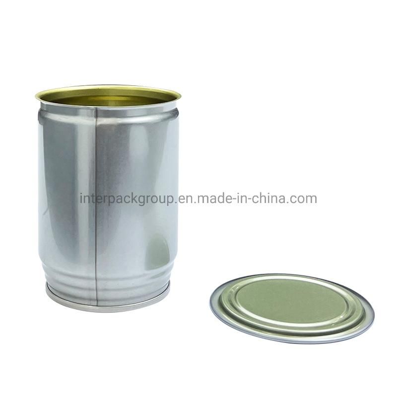 211X309 Metal Food Can Printed Empty Tin Can for Drink 250ml