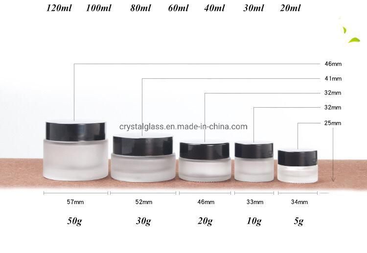 China Glass Lotion Pump Bottles with Black Pump Head and Caps