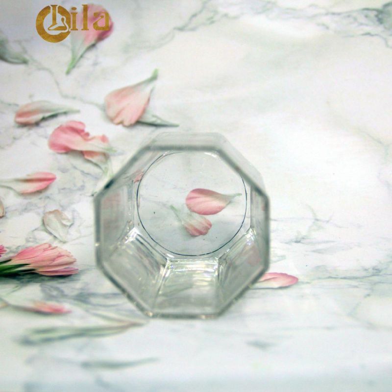 Hot Sale Wholesale 180ml Clear Candle Vessels Candle Holder Candle Jar