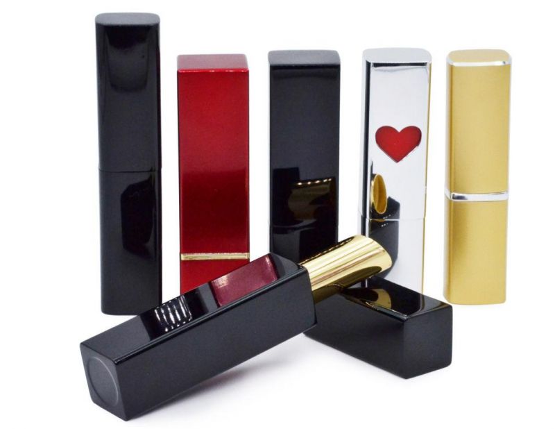 Empty Golden Lipstick Packing Tube, Cosmetic Packaging Tube