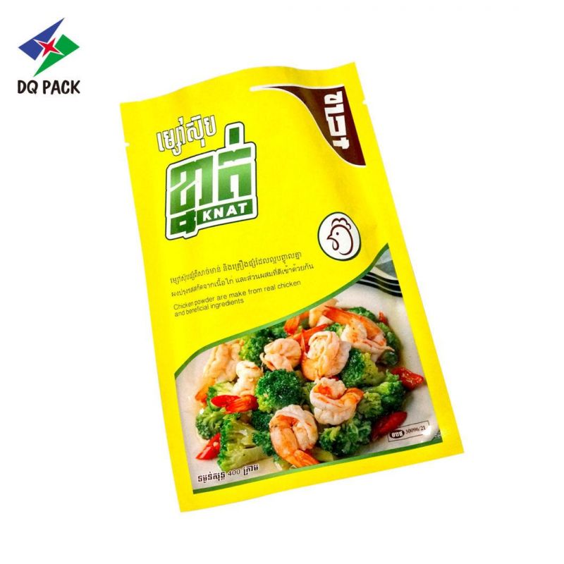 Flexible Packaging Films Manufacturers Three Side Seal Bag Packaging Fo Seasoning Packaging Bags